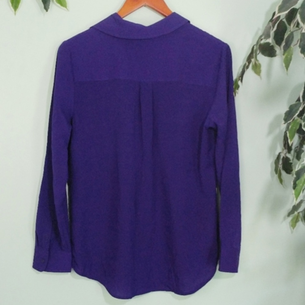 Talbots Button Down Cute Work Wear blouse M - Picture 5 of 9